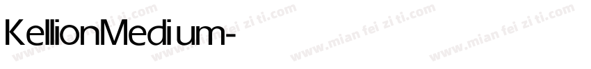 Kellion Medium字体转换